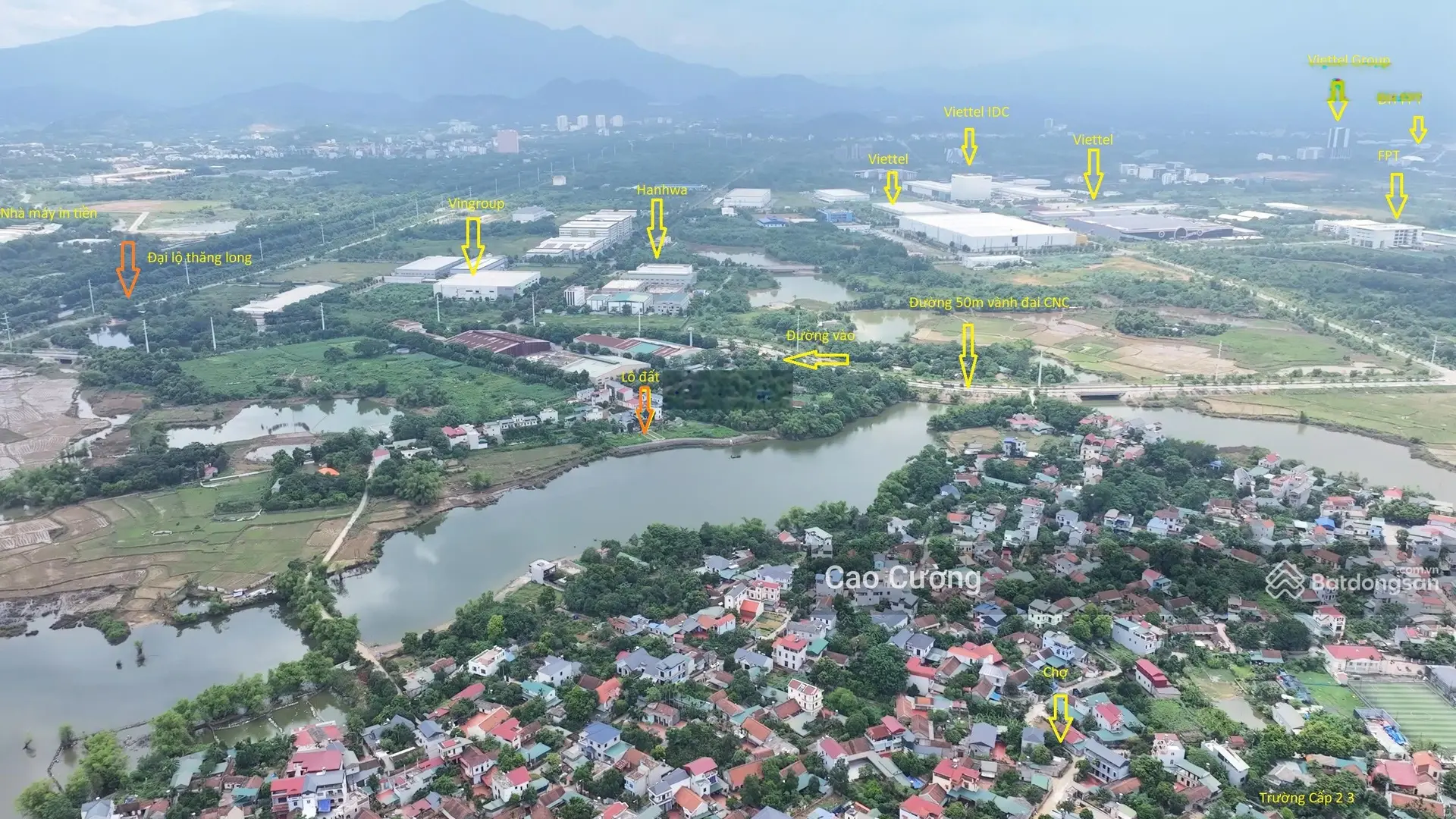 Bán lô đất - tuyệt phẩm siêu hiếm siêu đẹp - view hồ mặt hồ Hòa Lạc Vực Giang Hạ Bằng