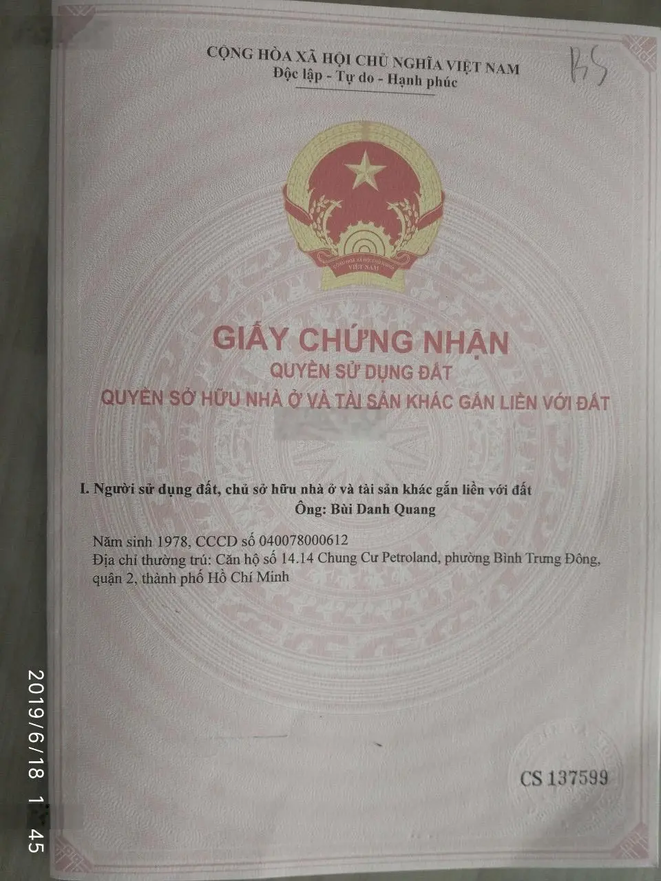 Bán đất chính chủ đã quy hoạch đất ở lâu dài, mới gia hạn sổ xong