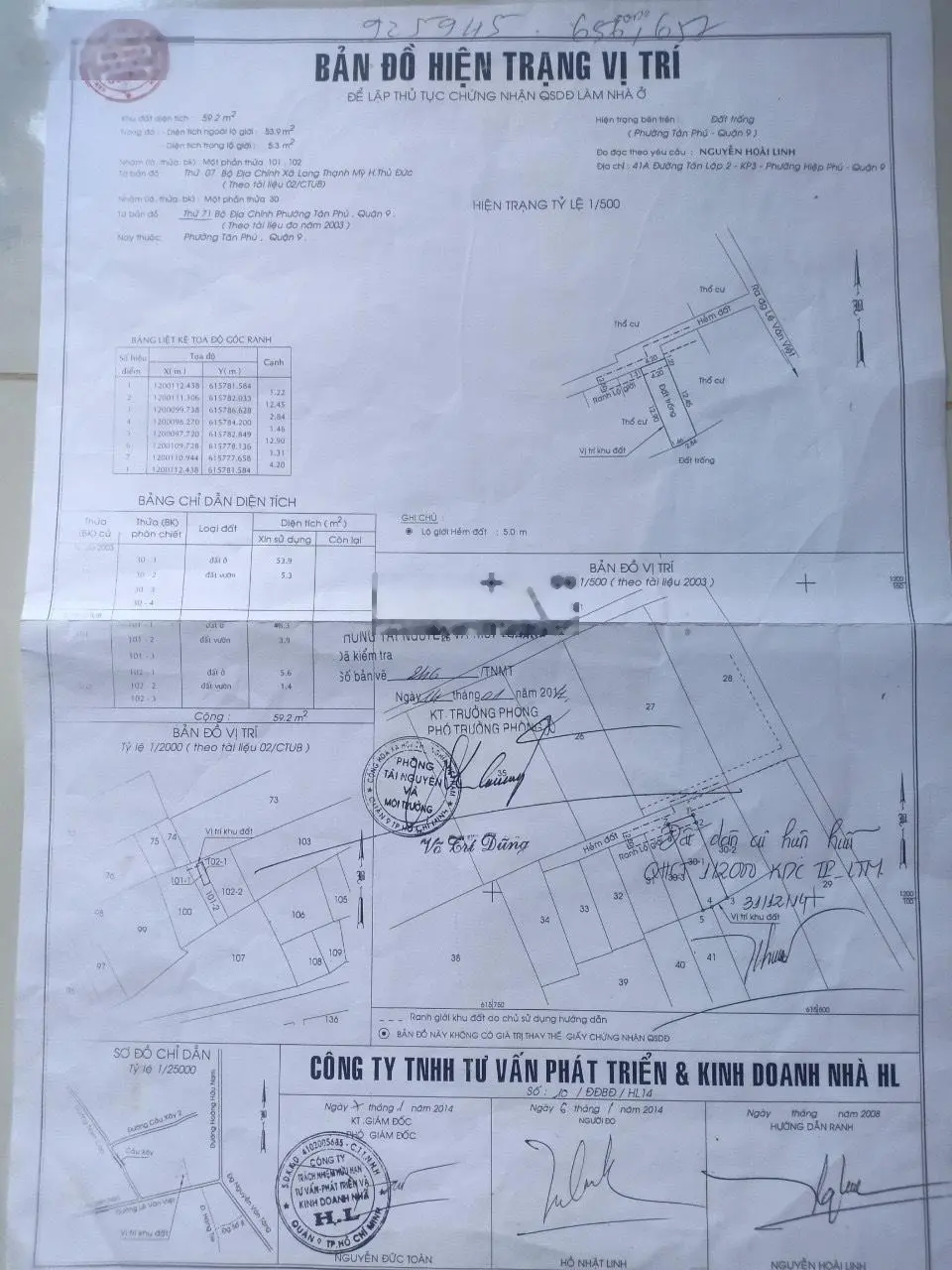 Bán đất hẻm 645 Lê Văn Việt, 4x15m, 3tỷ