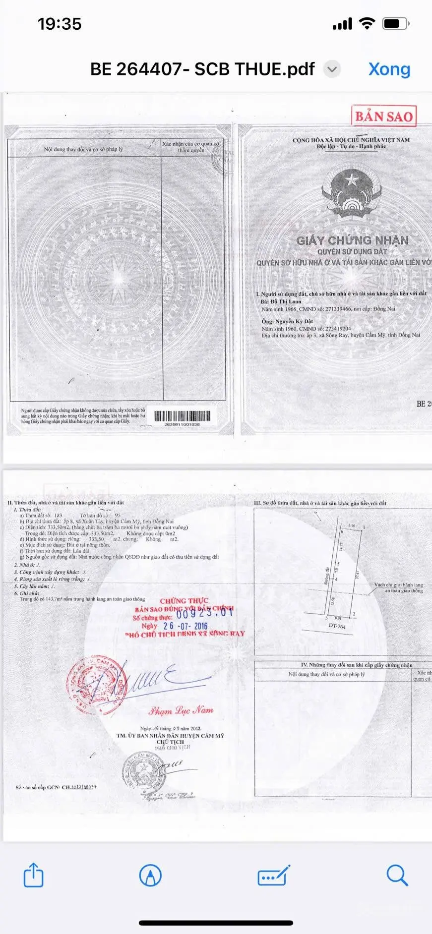 Bán gấp BĐS dòng tiền mặt tiền DT764 ngay ngã 4 Sông Ray