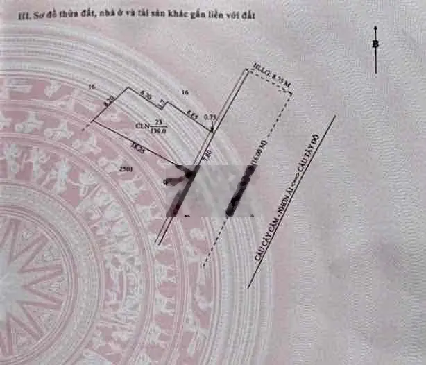 Nền 139m2 - 7,8x18 - Lộ Nhựa 16m - Cách Cầu Tây Đô 400m - Giá 1,680 Tỷ