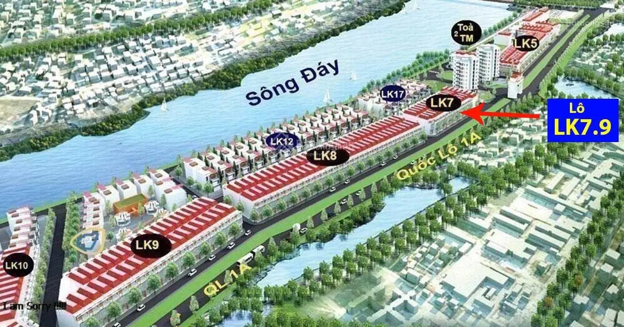 Chính chủ: Bán đất KĐT Tài Tâm Riverside - lô vip ngay cổng vào cạnh TTTM, DT 75m2