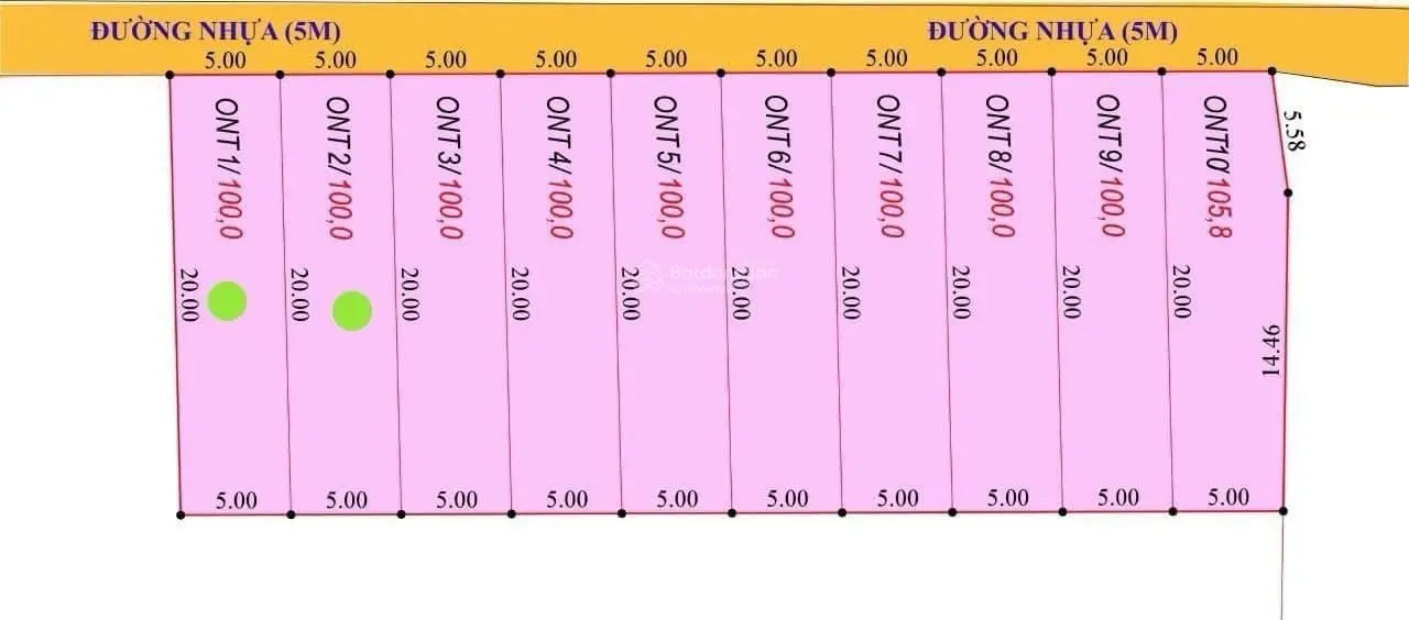 Bán thổ cư mặt nhựa xã Thanh Bình, Trảng Bom