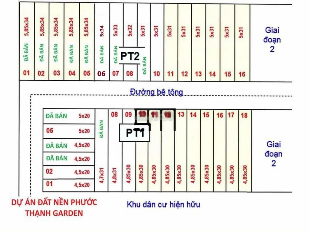 ĐẤT NỀN ĐẸP Ở PHƯỚC THẠNH, TP MỸ THO, TIỀN GIANG