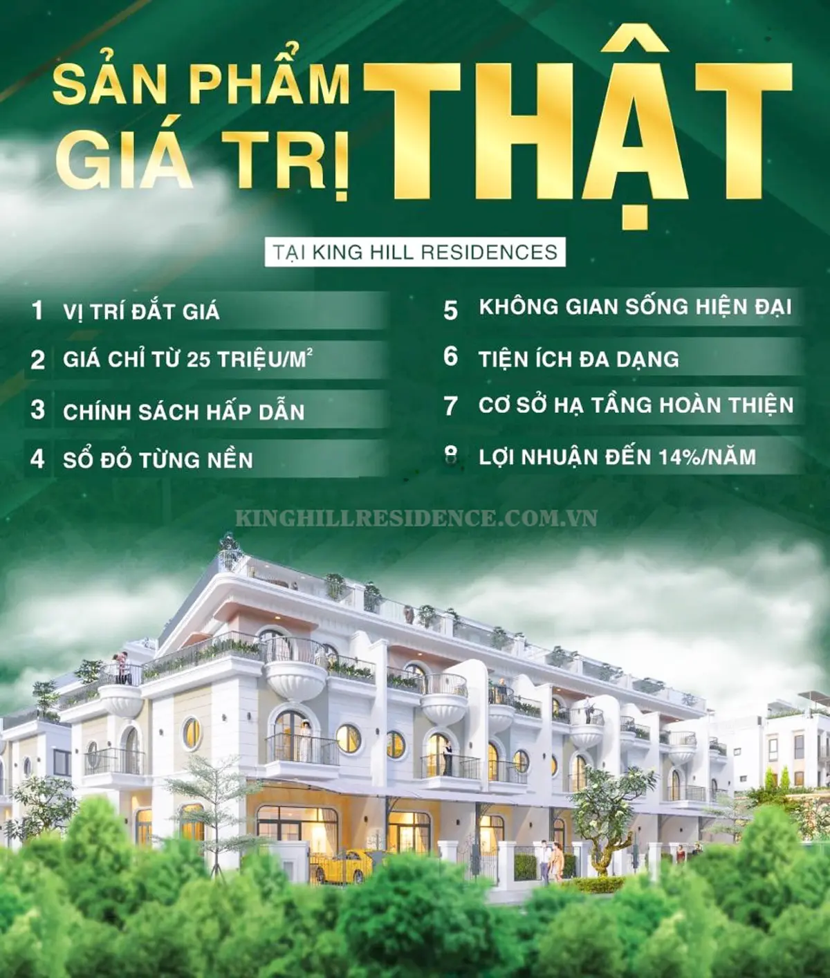 Những lý do nên đầu tư tại King Hill Residence