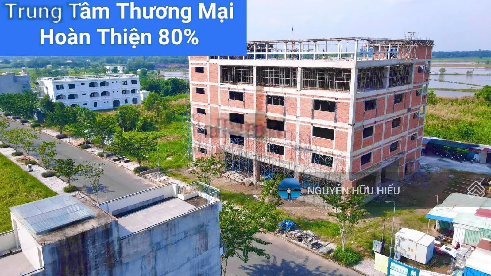 Bán lô đất 115m2 ngay cổng dự án hưng long residence đối diện biệt thự sân golf tân mỹ, giá 850tr