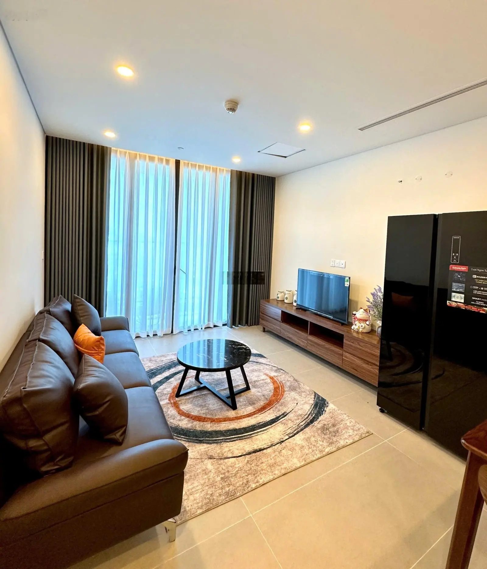 Hàng hiếm căn 1PN SAM Towers Da Nang, DT 50m2 tầng 15, view 3 trong 1: Sông Hàn - biển - núi