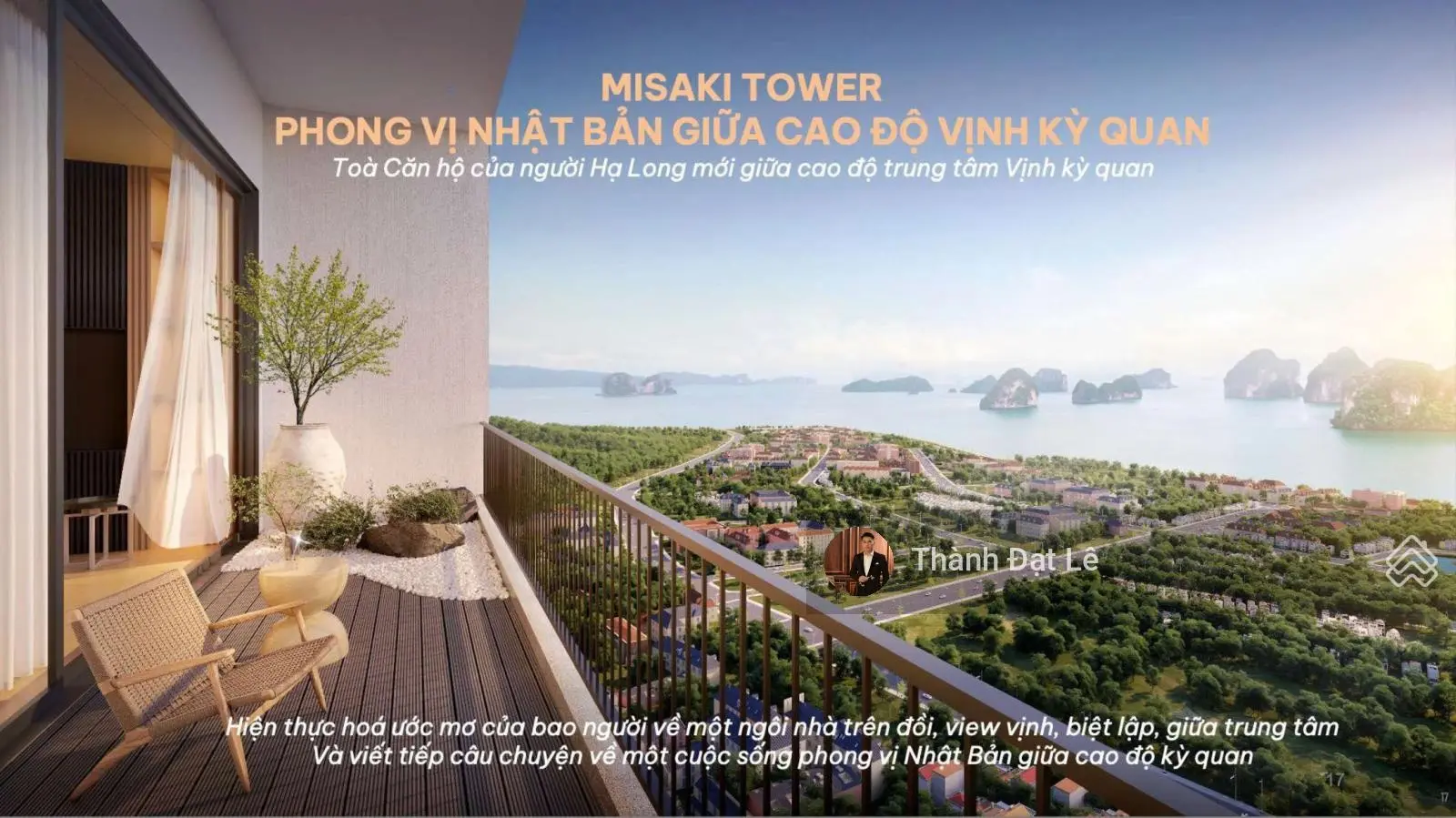 Mở bán đợt 1 căn hộ chuẩn nhật view vịnh - duy nhất 196 căn tại misaki tower. trung tâm tp hạ long