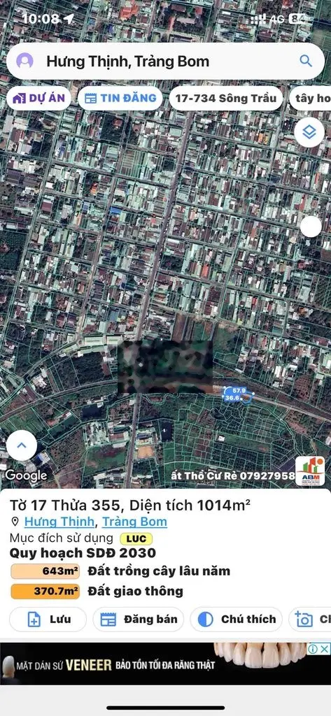 Bán 1000m2 giá 700tr ngay chợ cách quốc lộ 1A 800m