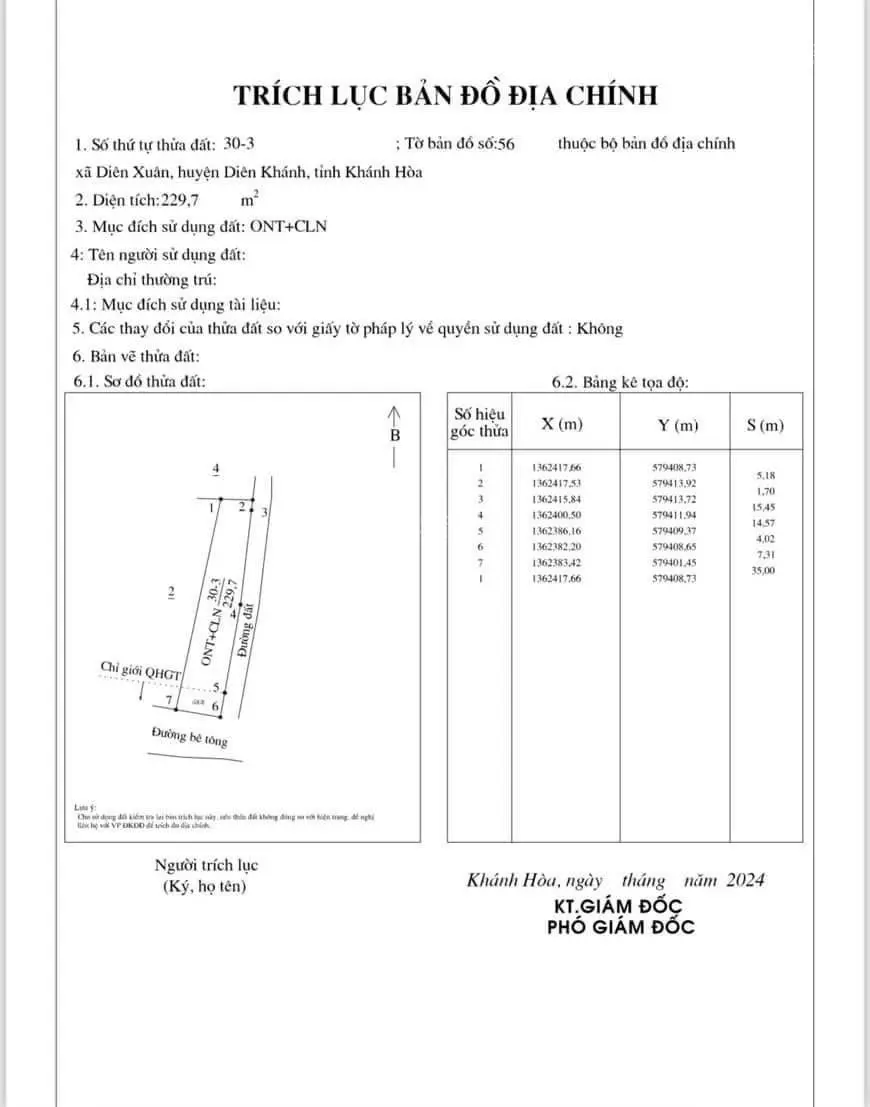 bán lô góc Diên Xuân, khu trung tâm cách TL8 chỉ 50m