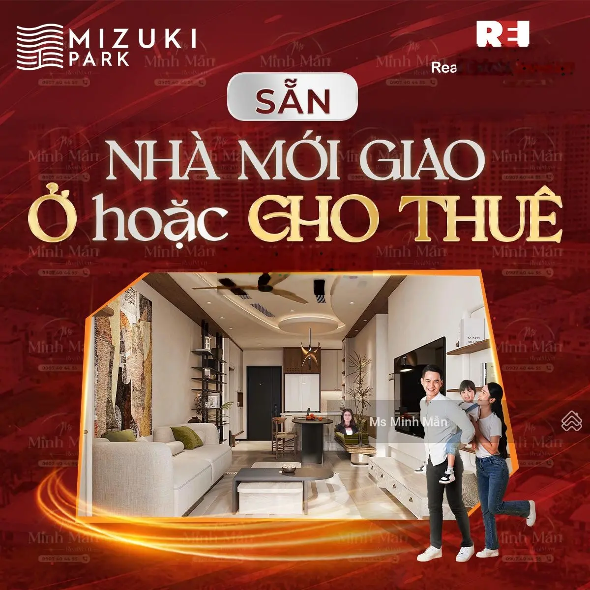 Bán rẻ căn hộ 2 phòng ngủ Nam Long, Căn hộ Mizuki Park Nhật Bản, sổ hồng cầm tay, công chứng ở ngay