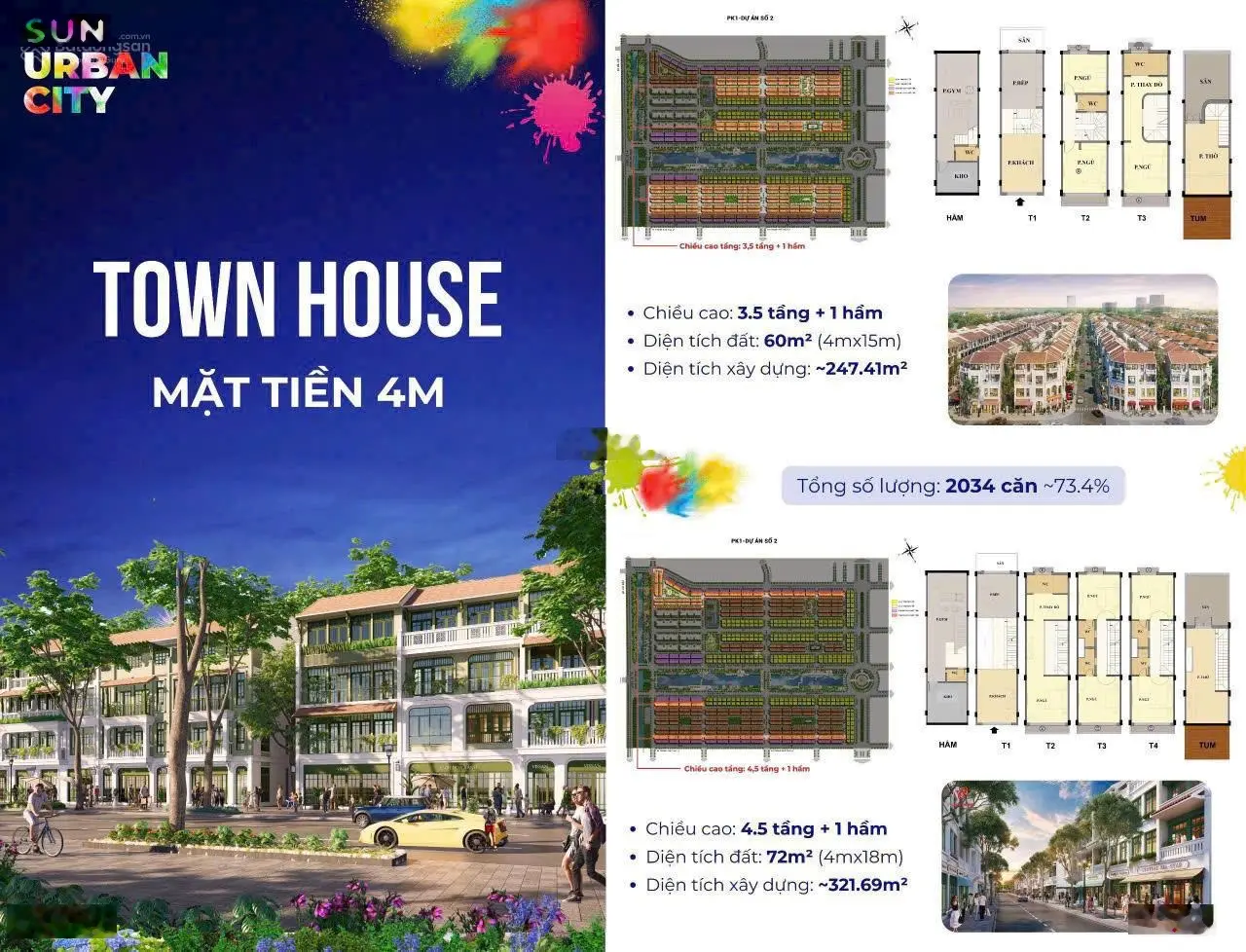 Suất mua sớm shophouse mặt sông Lễ hội Sun Urban City Hà Nam chiết khấu cao từ CĐT