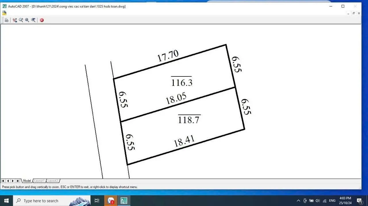 Chính chủ cần thanh khoản lô đất 118,7m2 thôn Xuân Long, xã Tân Dân Sóc Sơn HN lô đất đầy tiềm năng