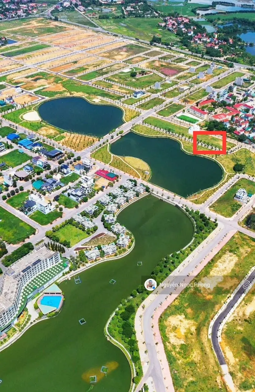 Cơ hội vàng sở hữu lô đất biệt thự 350m mặt tiền 17,5m - View hồ cực đẹp tại dự án Nam Vĩnh Yên