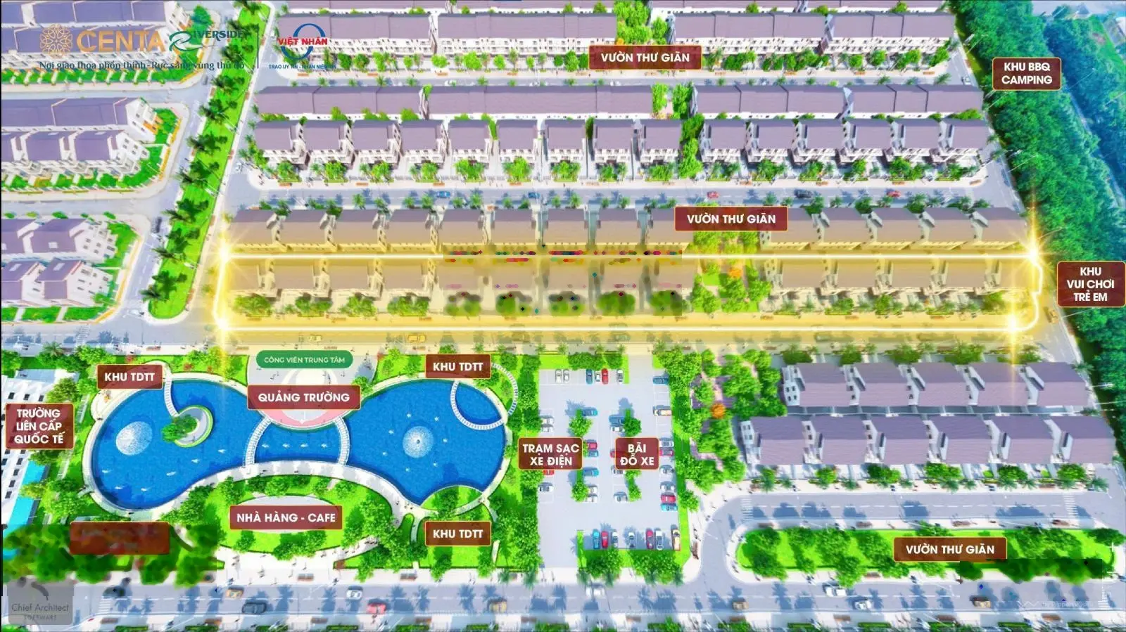 Mở bán shopvillas Lake View - Centa Riverside Vsip Từ Sơn. Giá gốc trực tiếp CĐT vốn chỉ từ 2,3 tỷ