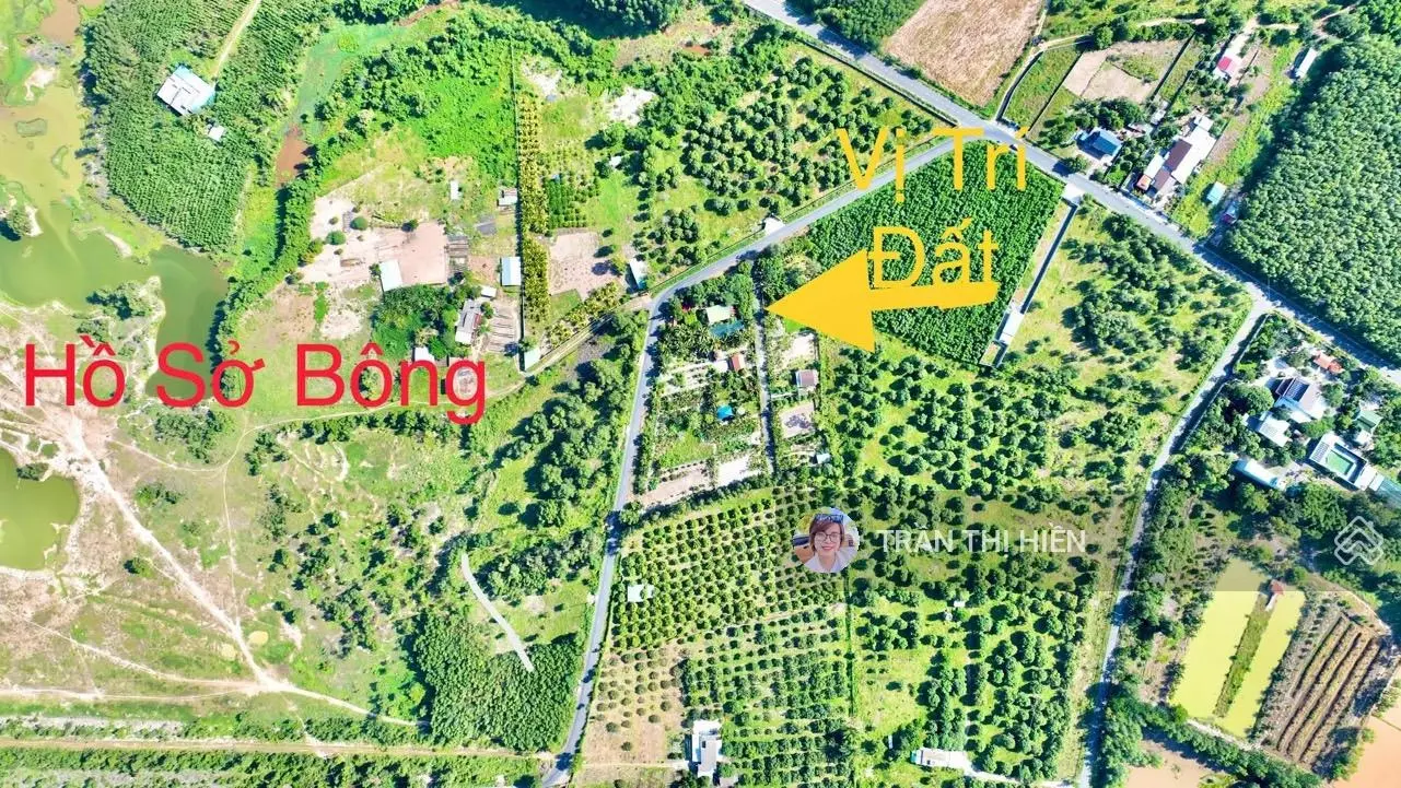 Long Mỹ - Đối Diện Hồ Sở Bông - View Núi Minh Đạm; cách Lan Rừng Resort chỉ 2Km - 20x42m