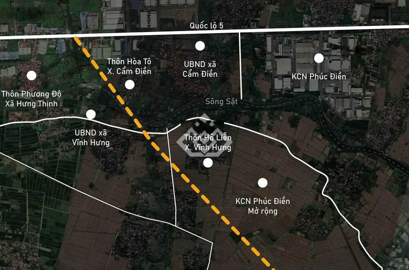 Chuyển nhượng lô đất 2 mặt tiền 1,25ha KCN Phúc Điền mở rộng, Hải Dương - Giá rẻ 3x tỷ (x nhỏ)