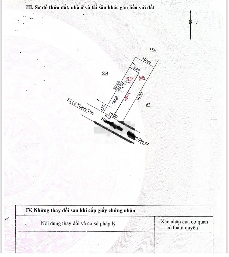 Bán Lô đất 10x30x100TC hẻm nhựa Lê Thánh Tôn, P. La Kring,TP Pleiku