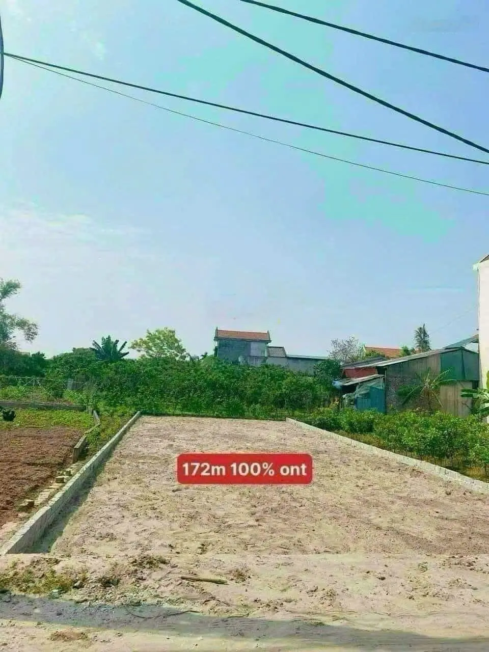 Gửi NĐT siêu phẩm 172m2 full thổ mặt đường nhựa, tại Tân Dân