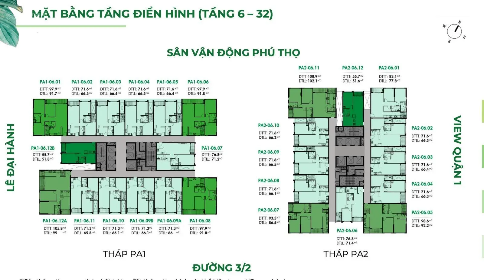 Cần bán căn hộ The Park Avenue - Novaland 2PN, 2WC. Đã có VAT, diện tích 71.2m2, thông thủy 66m2