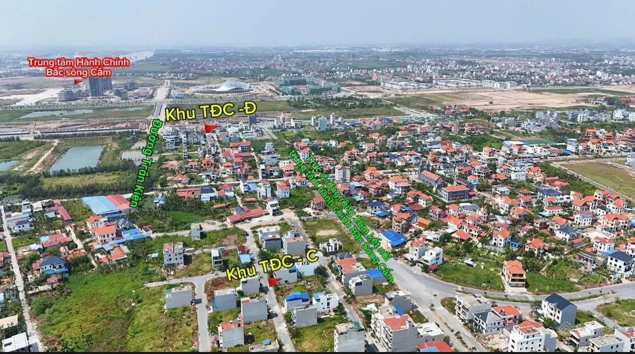 Bán lô khu D Bắc Sông Cấm xã Dương Quan, giá cực chất 6,7 tỷ, 100m2, view đẹp. 0399 376 ***