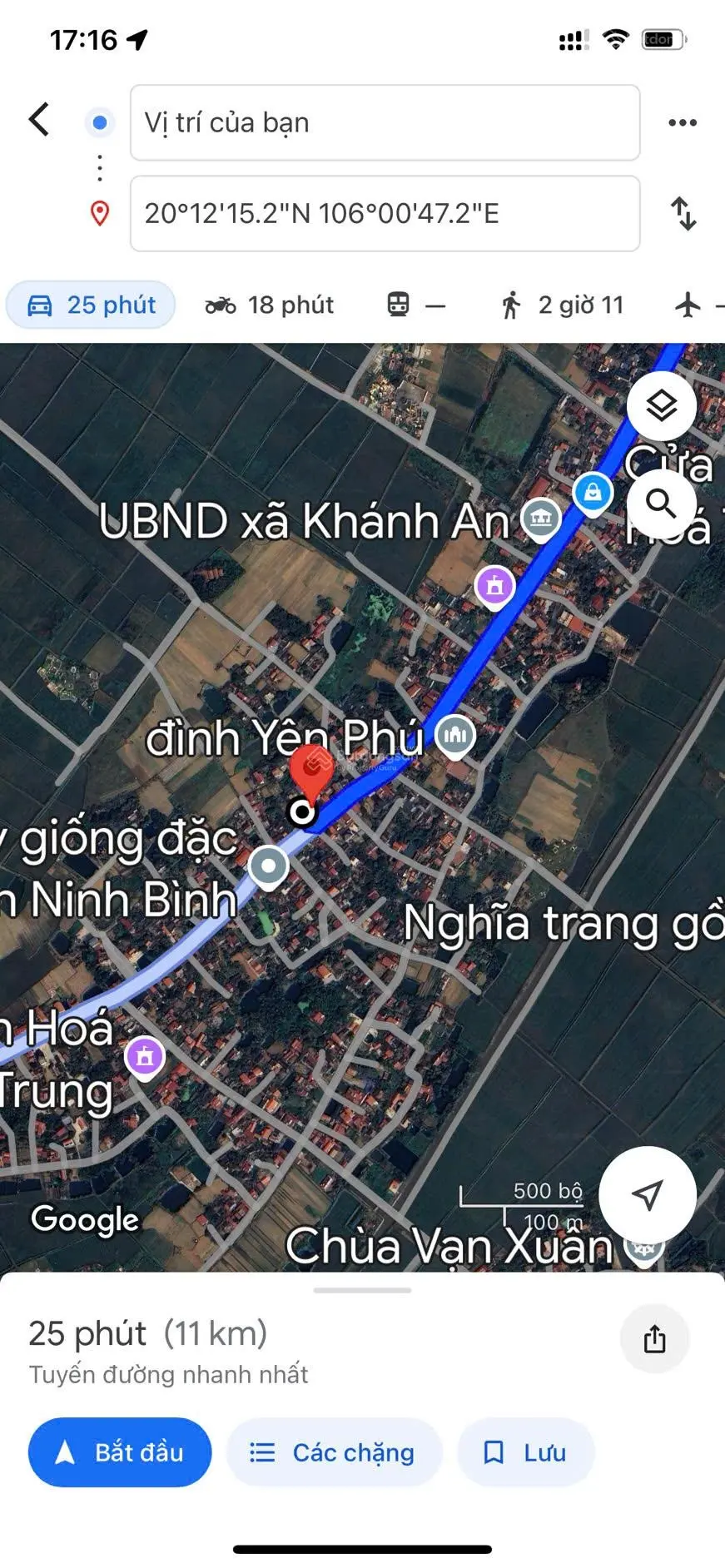 Bán đất đường trục xã Khánh An. Lô đầu ve 86.5m2, giá đầu tư.