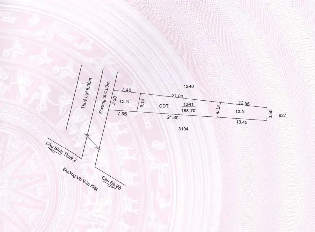 Thông báo đấu giá tài sản tại Q.Bình Thuỷ, TP Cần Thơ, DT 188m2, SHR