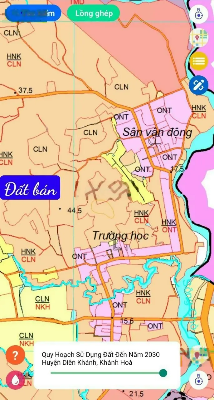 Chính chủ cần bán lô đất cây lâu năm 1.227,8m2, Xuân Đông, Diên Xuân, Diên Khánh