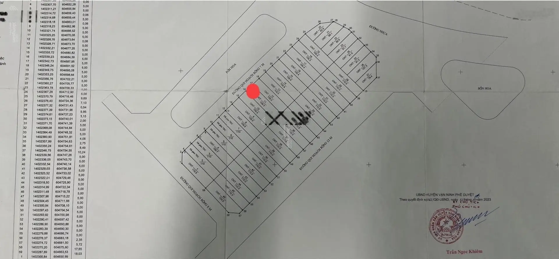 E Nhàn chính chủ bán lô số 4 Tân Đức Đông cách biển 10 view vườn hoa đường 28ma