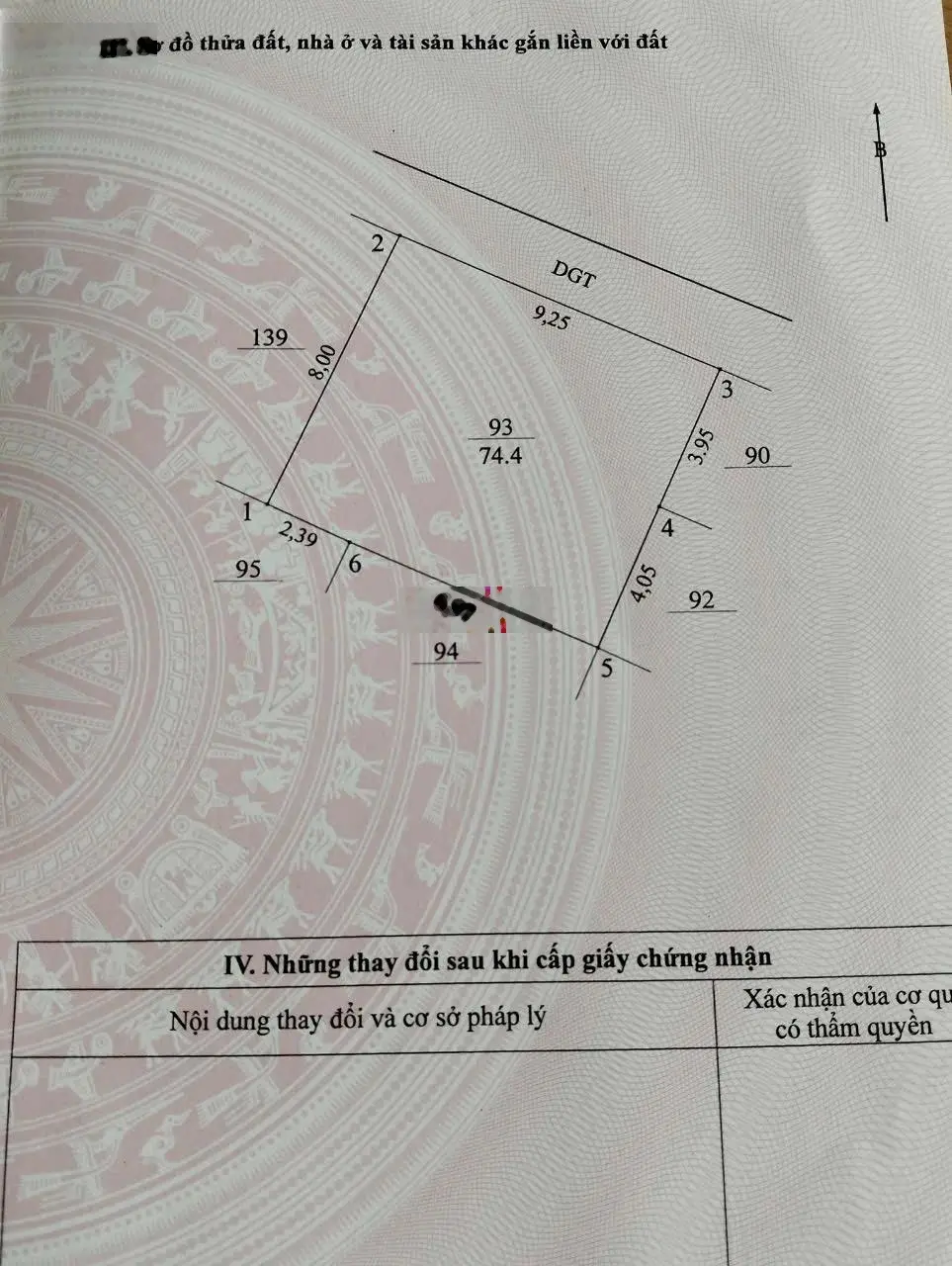 Chỉ với 96tr/m2 sở hữu ngay miếng đất siêu đẹp 74,4m2 tại phố Phan Đình Phùng thị trấn Phùng