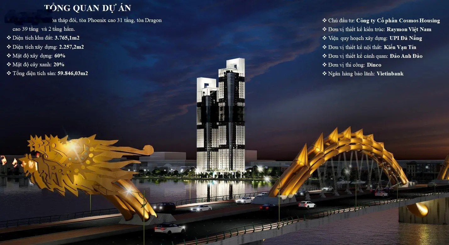 Căn hộ Landmark Tower biểu tượng mới bên sông Hàn Đà Nẵng, tặng gói nội thất 300tr ngay hôm nay