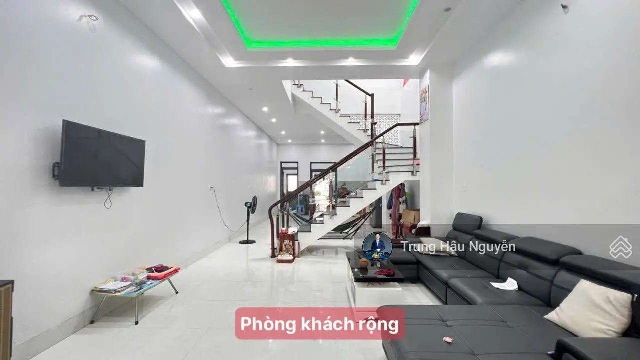 Nhà khu dân cư An Bình gần công viên, 5x20m 1 trệt 1 lầu, hoàn thiện còn mới đẹp, lộ 7m5, sổ hồng