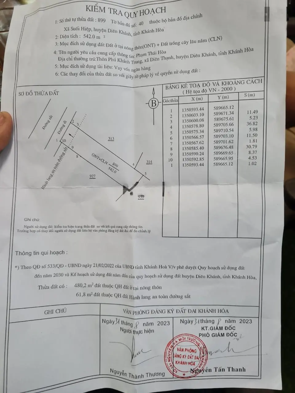 Bán nhà riêng giá 2,6 tỷ tại Xã Suối Hiệp, Diên Khánh