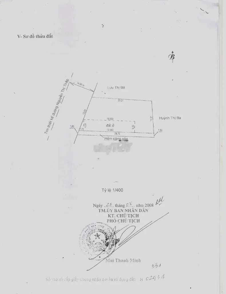 Bán đất mt nguyễn thị thập- p10- mỹ tho- thổ cư 326m2 -giá 17 tỷ