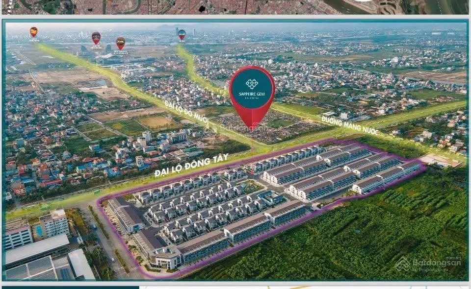 DUY NHẤT căn Sapphire Gem 110m2 view công viên, đường trước nhà gần 30m, giá 5,75 tỷ bao thuế phí