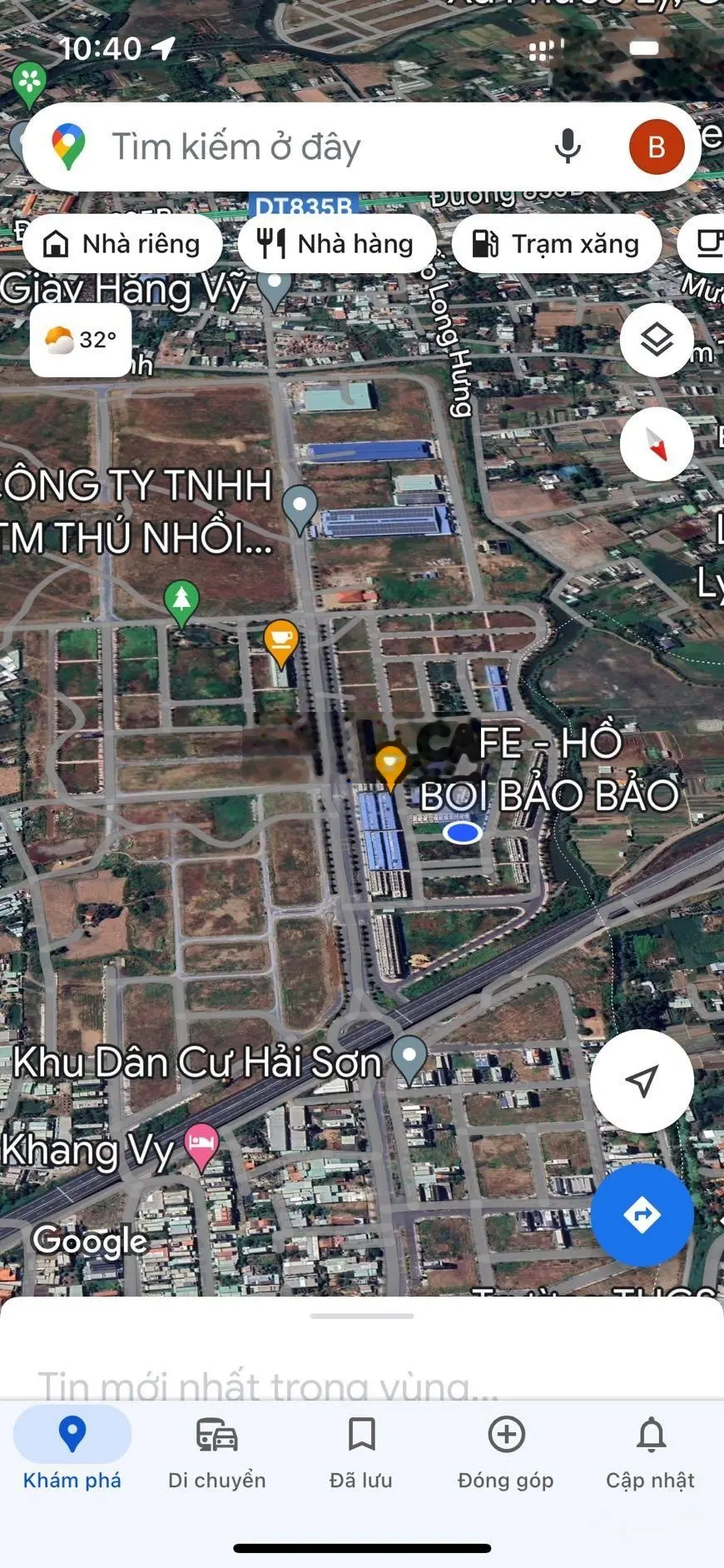 The Sol City, xã Long Thượng Cần Giuộc Long An giáp Chợ Hưng Long B/Chánh DT: (5 x 15) đã có sổ