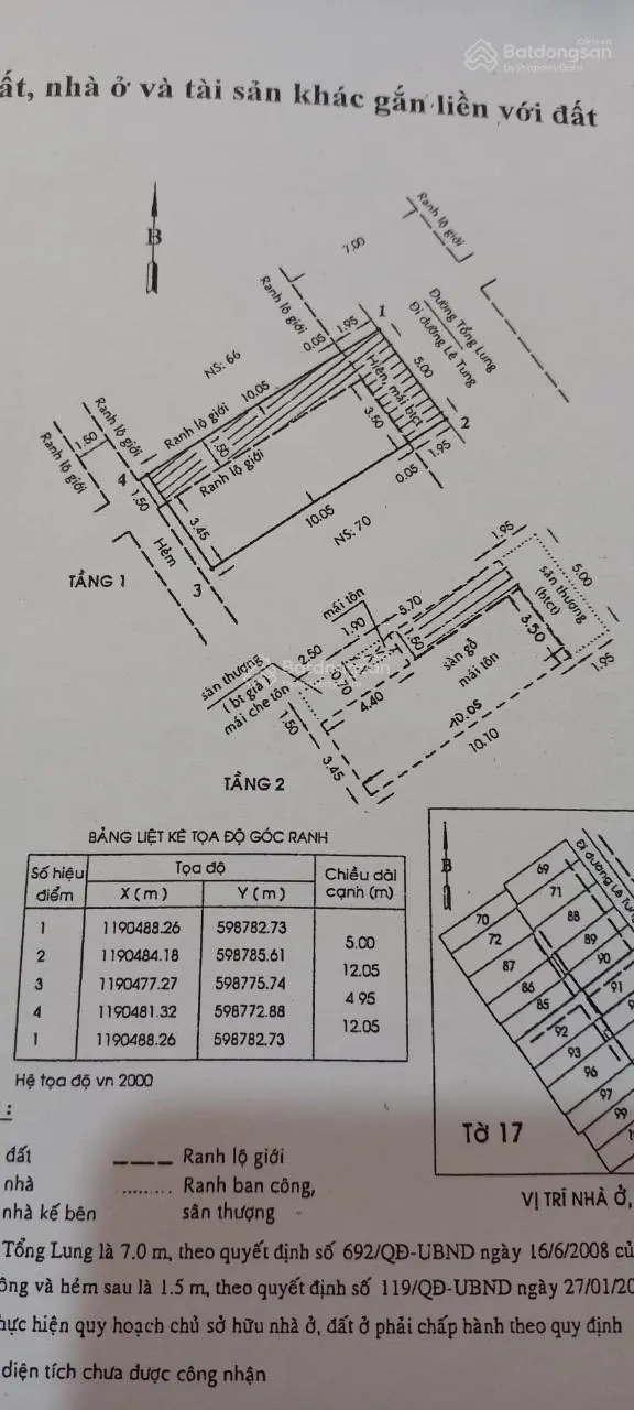 Bán nhà sổ hồng riêng mặt tiền đường Tổng Lung P.13 quận 11