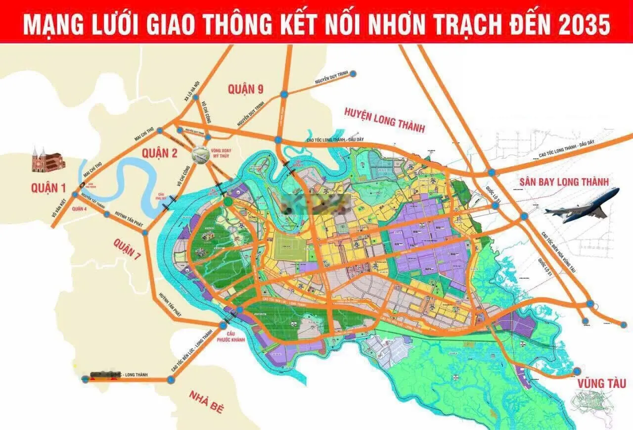 Bán đất nền 300m2 tại Nhơn Trạch, Đồng Nai; sổ hồng của chính chủ.