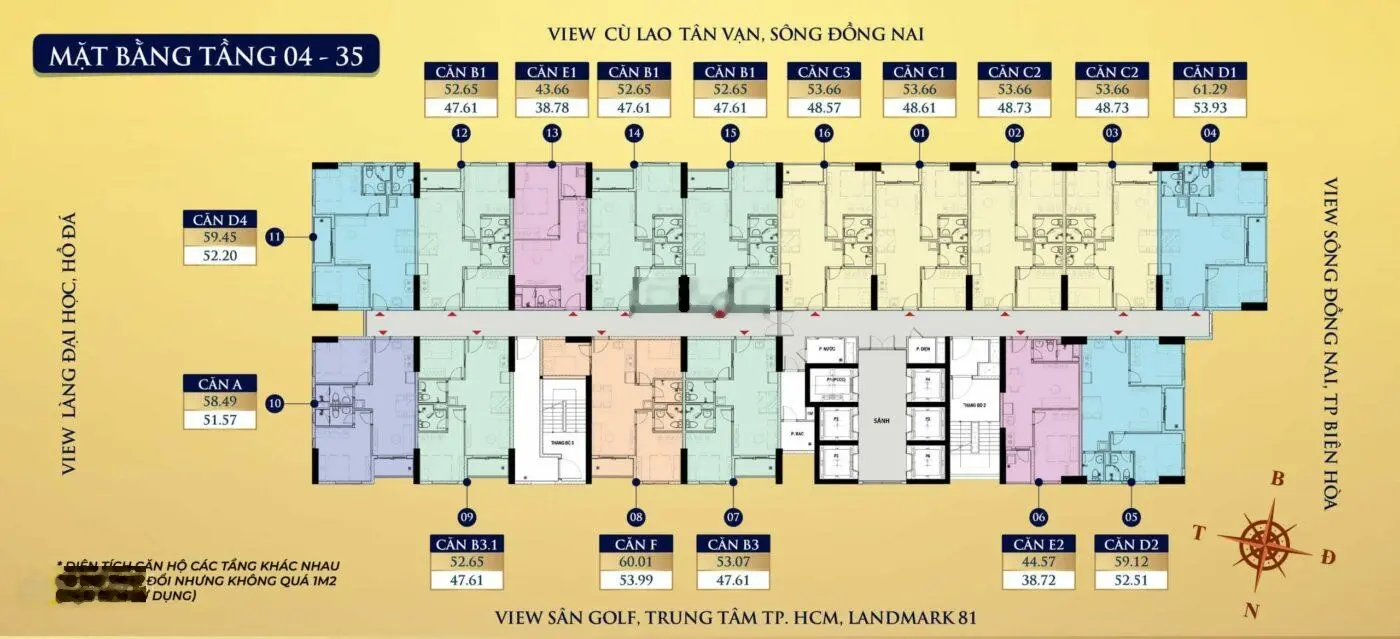 Bán căn hộ đẹp xuất sắc tại Bcons Avenue, 2,2 tỷ vnd, 59 m2