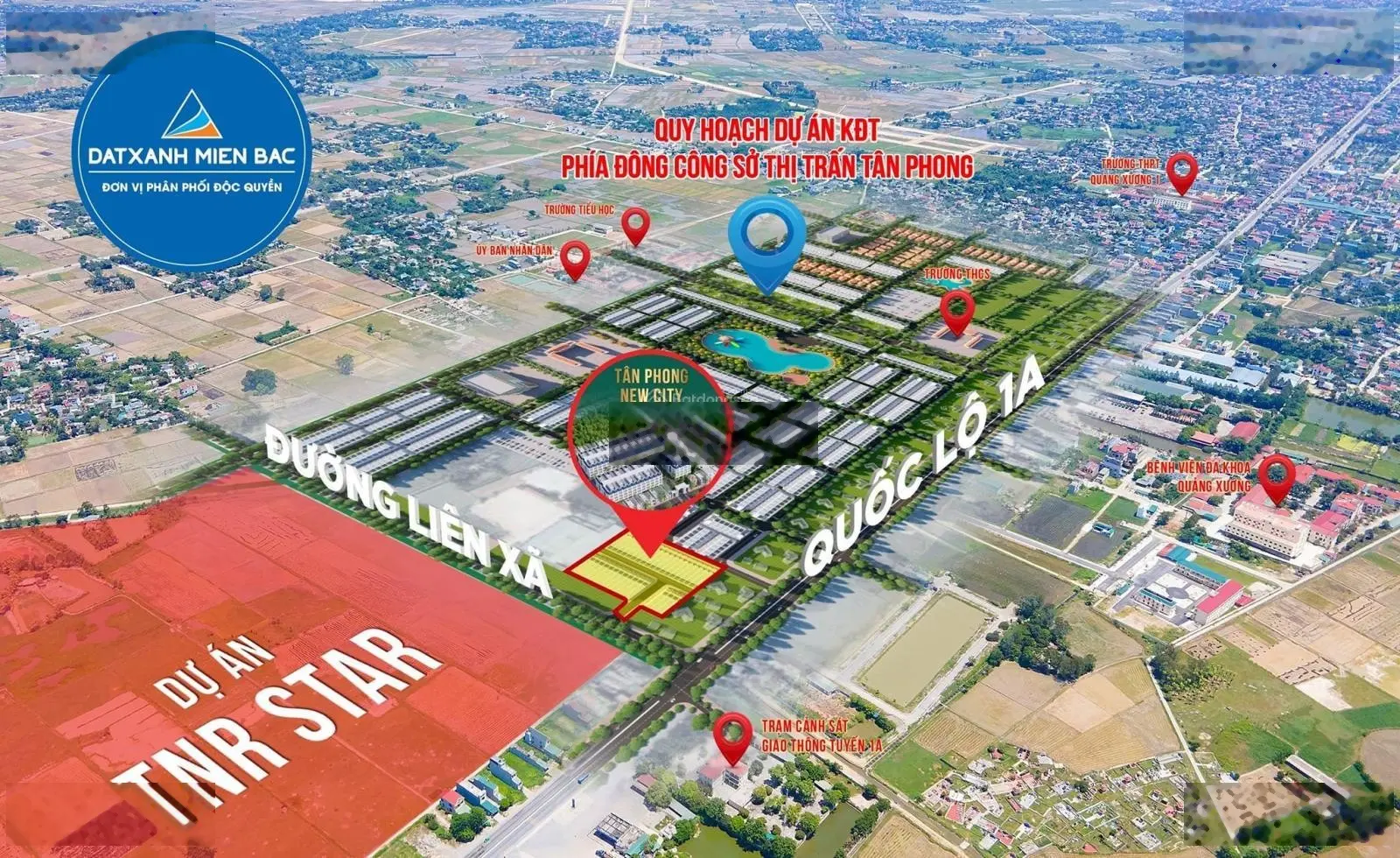 Lô biệt thự 320m2 ngay công sở thị trấn Tân Phong, Quảng Xương, Thanh Hóa