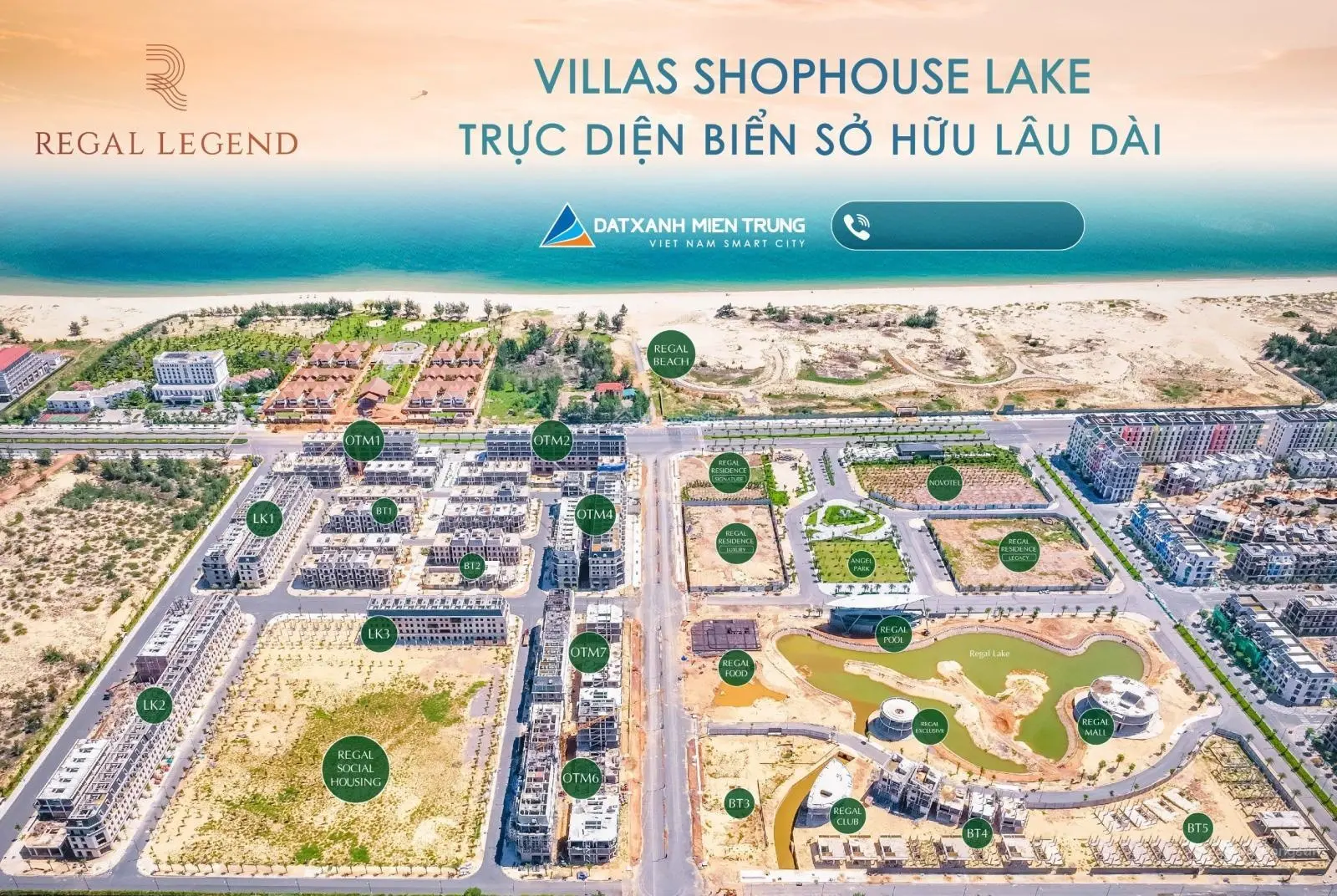 Đón sóng đầu tháng 11 với phân khu villas tại Regal Legend Quảng Bình - thu nhập: 60 triệu/tháng