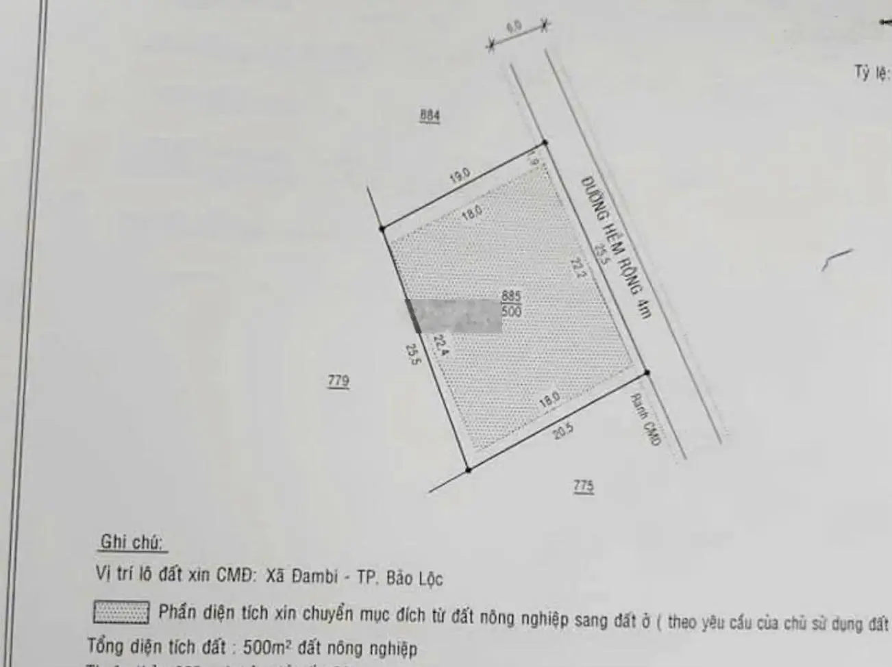 Bán đất 500m2 tại lộc quảng - bảo lâm - lâm đồng chỉ 12,58 triệu/m2