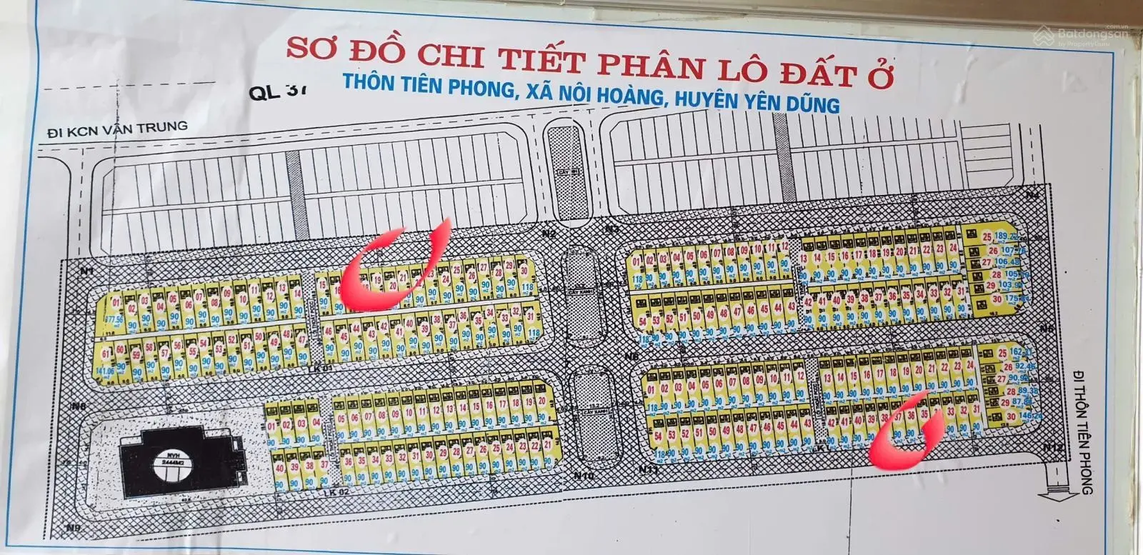 Bán đất tại khu đô thị mới-Nội Hoàng, TP Bắc Giang, giá đầu tư siêu hời: 1,85 tỷ, diện tích 90m2