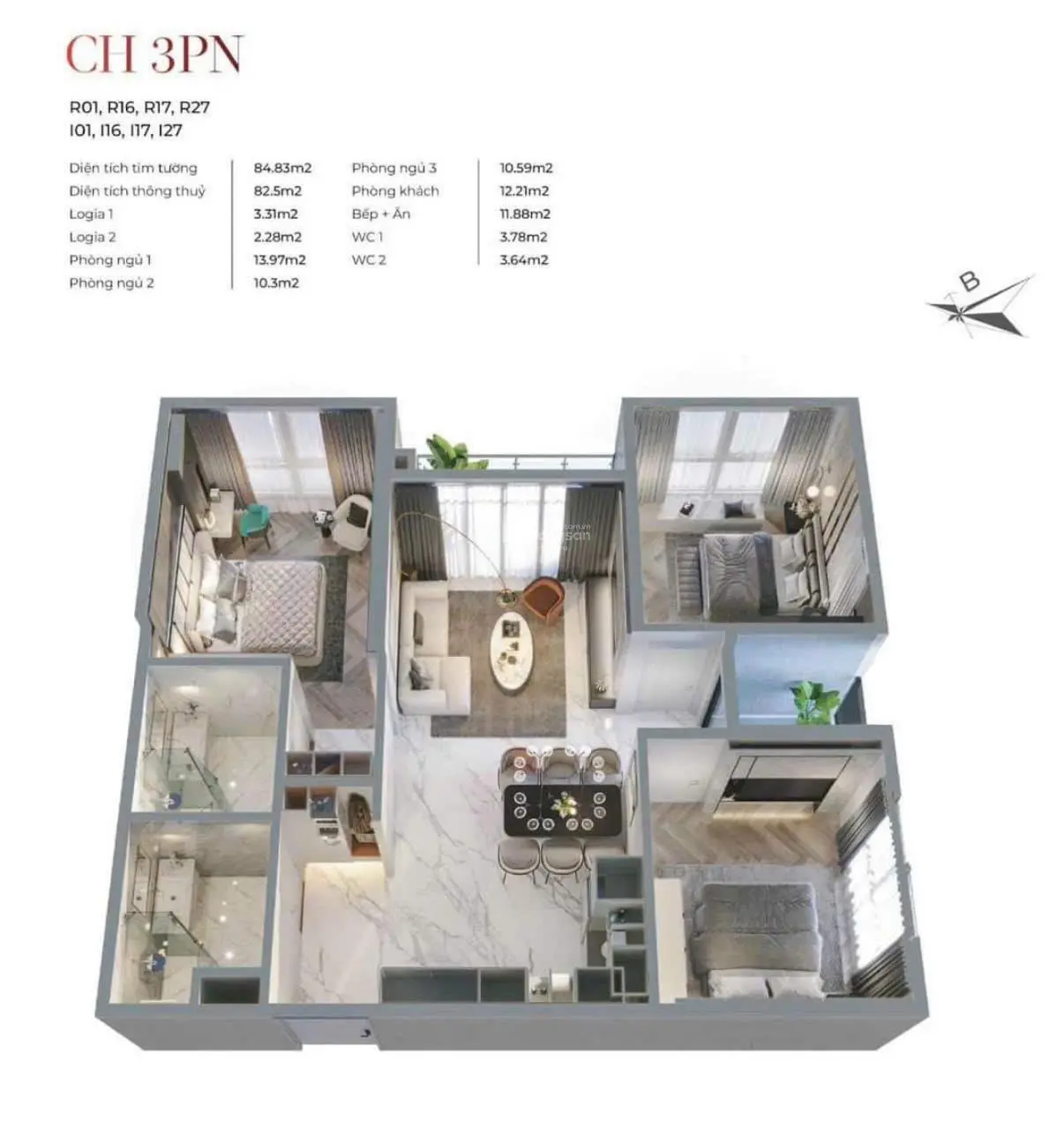 Căn hộ cao cấp 5* chuẩn thương gia