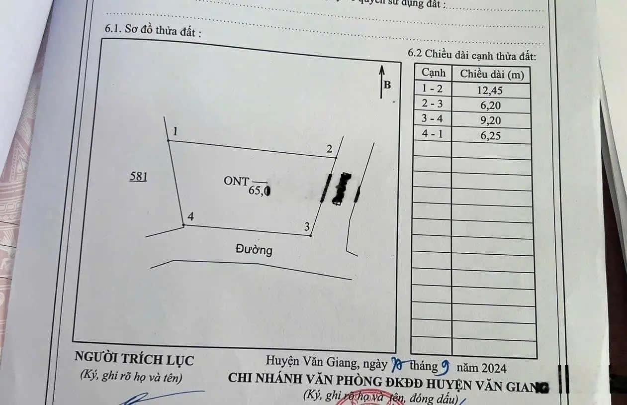 Tài chính 2,4 tỷ sở hữu ngay lô góc 65m2 đường ô tô chạy thông tại Cửu Cao Văn Giang