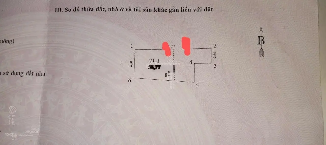 Bán NR 2PN, 2WC, 59m2 tại Hoàng Hoa Thám, 7,6 tỷ, Ba Đình, HN hot! Phù hợp xây chung cư mini