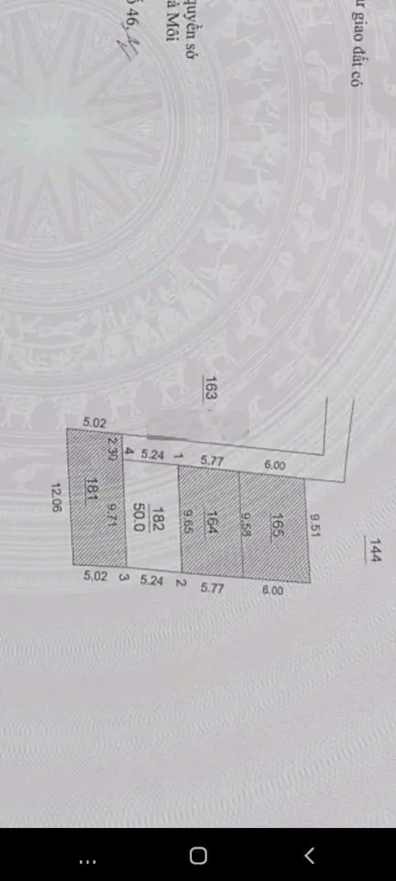 Xót lại 50m Xuân Trạch Xuân Canh Đông Anh Hà Nội Mt 5.24m =hậu Đường trước đất 2.3m.