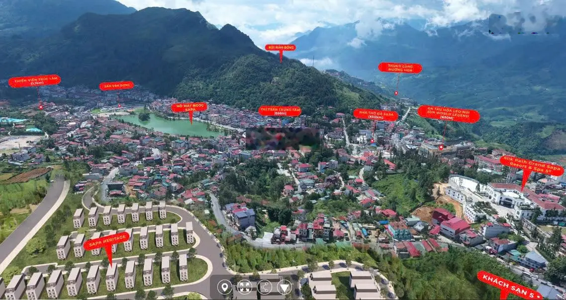 Bán căn hộ chung cư view đẹp tại Irista Hill Sapa, giá siêu hời 34 triệu / m2, 65.3m2