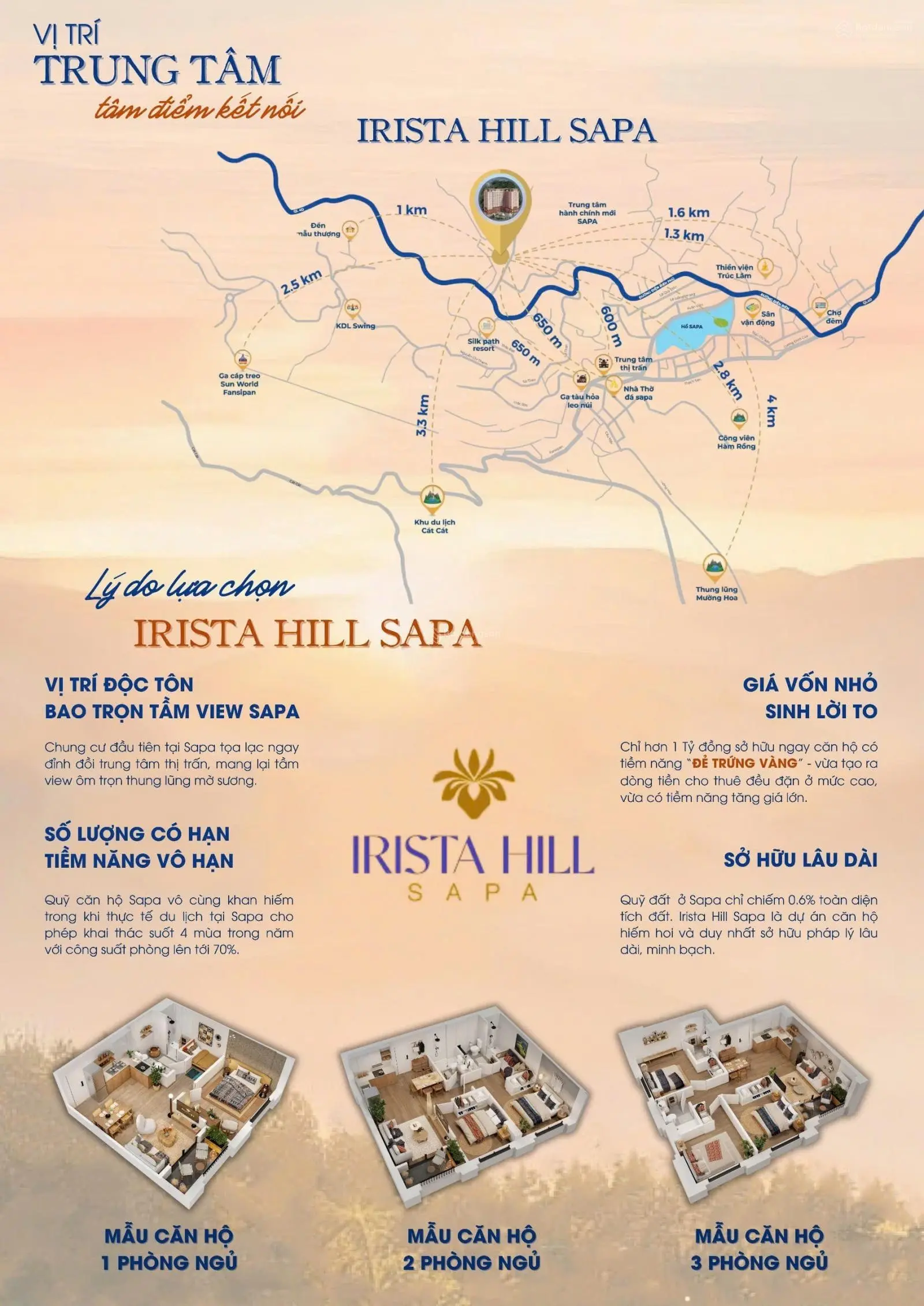 Bán căn hộ chung cư tại Irista Hill Sapa, 23,5 triệu / m2, 45,2 m2, giá tốt