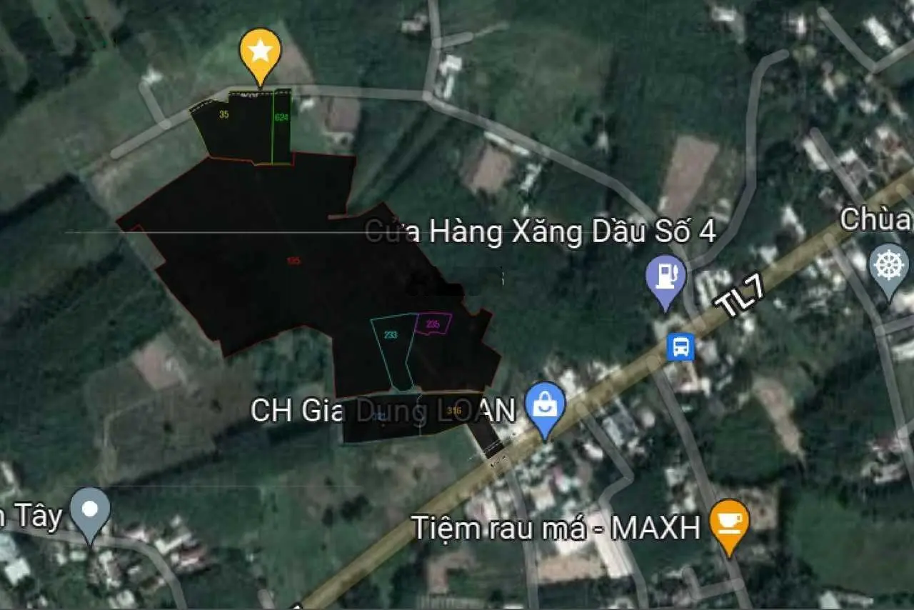 6 ha đất mặt tiền TL7 bán 100 tỷ